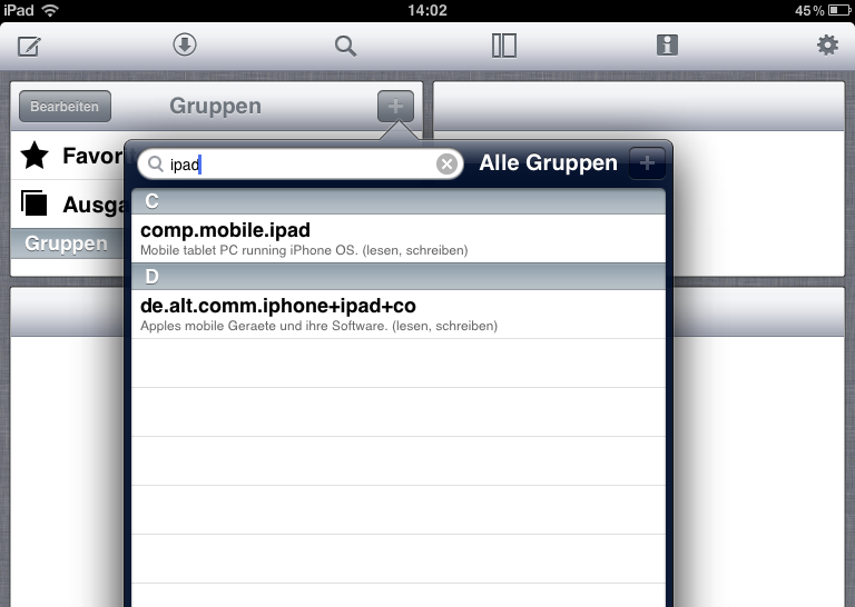 Filterbegriff ipad